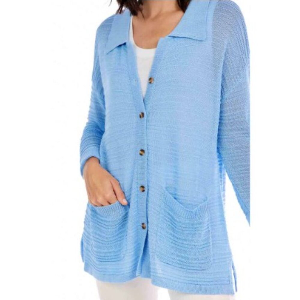 Mud Pie Cain Textured Cardigan, NWT